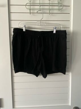 Champion Black Women’s Shorts Size XL 100% Cotton with Drawstrings